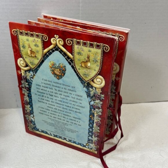 VTG 1998 The Twelve Days of Christmas Song Children's Board Book 6 Panels - Picture 3 of 12